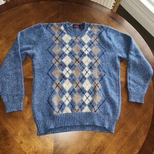 Vintage William John Made in England wool sweater, Men's XLarge